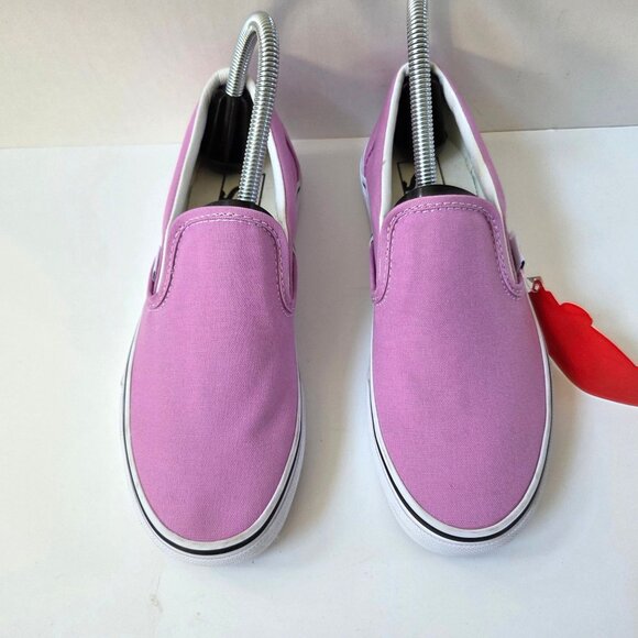 Vans Shoes Womens 6.5 Pink Orchid Classic Slip On Sneakers NWOB - Picture 4 of 10